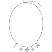 Purelei Ketting 'Underwater World' zilver / transparant
