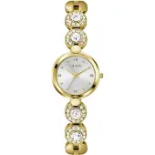 GUESS Analoog horloge 'Stardom' goud / wit