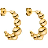 Purelei Oorbellen 'Bubbly' goud