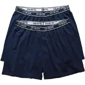 JP 1880 Boxershorts nachtblauw / grijs / zwart