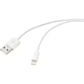 Renkforce RF-5724088 Lightning-kabel 3 m Wit