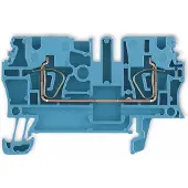Weidmuller 1608520000-100 Doorgangsserieklem Spanveer Blauw 100 stuk(s)