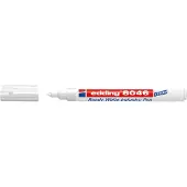 Edding E-8046 Permanentmarker Wit Ronde punt 1 mm