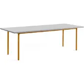 HAY Tafel Two-Colour Ochre Powder Coated Steel Frame Light Grey L240 x W90 x H74 cm