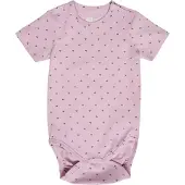 Hummel Rompertje/body 'Beesy' donkerblauw / rosa