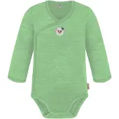 Normani Rompertje/body 'Kaitaia' beige / groen / zwart / wit