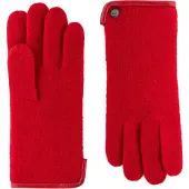 Roeckl Vingerhandschoenen 'FELTED WOOL' rood / bloedrood / wijnrood / karmijnrood / kersrood / vuurrood / knalrood / lichtrood / donkerrood
