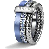 Breil Ring 'TJ1717' blauw / zilver