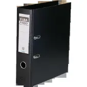 Pierre by Elba Rado Plast ordner, zwart, rug van 8 cm - 3 stuks