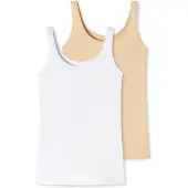 Schiesser Onderhemd ' Uncover ' beige / wit