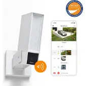 Netatmo Slimme Bewakingscamera - Bewakingscamera met Sirene - Camerabewaking - met Bewegingsdetectie, Nachtzicht en Ingebouwde Sirene - Wit - 1 Stuk