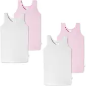 Schiesser Onderhemd pink / wit