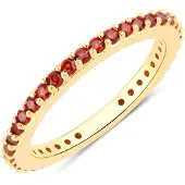 Rafaela Donata Ring goudgeel / rood