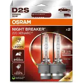 Osram D2s 85v 35w P32d-2 Xenarc Night Breaker 220 White 4500k Autolicht 2 Eenheden