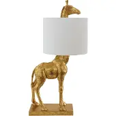 Bloomingville Silas Tafellamp, Goud, Polyresin