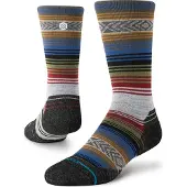Stance Performance Light Wool Crew Sokken Zwart / Rood || Maat: 38-42