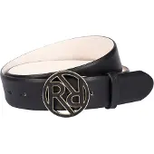 Roeckl Riem 'LOGO' zwart