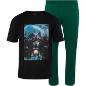 Men Plus Pyjama lang gemengde kleuren