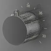 Saniclear Talpa Curved temperatuurknop voor inbouw thermostaatkranen (SK21224 en SK79841)