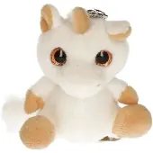 Wild Planet Pluche mini knuffel eenhoorn sleutelhanger 9 cm