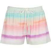 Pj Salvage Pyjamabroek turquoise / orchidee / oranje / wit