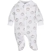 Nini Rompertje/body 'Sweets Apples' bruin / wit