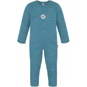 Normani Rompertje/body blauw / gemengde kleuren