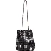 NAEMI Handtas zwart / wit