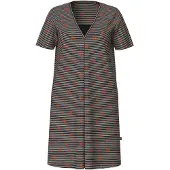 Ulla Popken Nachthemd rood / zwart / wit