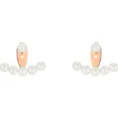 Heidemann Oorbellen rose-goud / wit