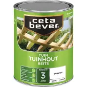 Cetabever - Tuinbeits Tuinhout Dekkend - Antraciet - Mengverf - 1 L