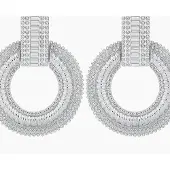 Fashion Jewelry Rondjes oorbellen | zilver gekleurd