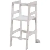 Cabino Leertoren - Leerstoel Felix Wit unisex