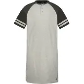 JP 1880 Pyjama kort grijs gemêleerd / zwart