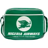 Logoshirt Schoudertas 'NIGERIA AIRWAYS' groen / wit