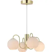 Nordlux Franca LED Hanglamp | 4x E14 Max 40W | Dimbaar | Goud