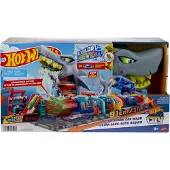 Hot Wheels City Haaienaanval in de autowasserette - Met speelgoedauto met kleurverrassing