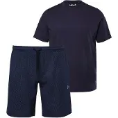 Men Plus Pyjama kort navy