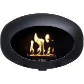 Le Feu Wall Haard Bio Ethanol - Zwart