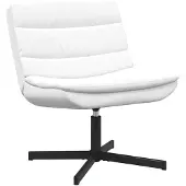 vidaXL Draaistoel Wit 63 x 75 x 76 cm Kunstleer