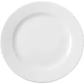 Hendi Plat bord – versterkte randen – slijtvast porselein – wit – ⌀200 mm