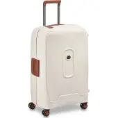 Delsey Moncey 69 cm Harde Reiskoffer – 73 Liter – 3-Puntssluiting – TSA Slot – Waterbestendig – 4 Dubbele Wielen – Angora - Creme