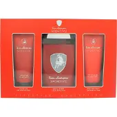 Tonino lamborghini Sportivo Eau de Toilette 125 ml + After Shave Balsam 100 ml + Shave Gel 100 ml (voor heren)