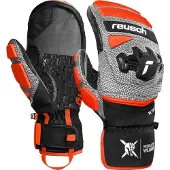 Reusch Sporthandschoenen 'Worldcup Warrior GS' grijs / oranjerood / wit