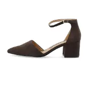 Bianco Pumps 'Divived D'orsay' donkerbruin