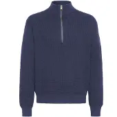 !Solid Trui ' SDRIVER HALFZIP ' blauw