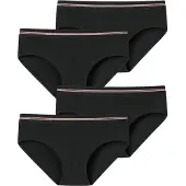 Schiesser Onderbroek ' Long Life Rib ' zwart