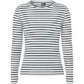Pieces Shirt 'PCRUKA' zwart / wit