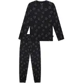 Schiesser Nachtkledij 'Teens Nightwear' zwart / wit
