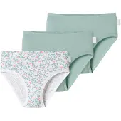 Schiesser Onderbroek ' Fine Rib ' mintgroen / lichtrood / wit